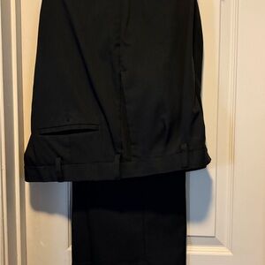 Haggar Classic Black Dress Pants for Men